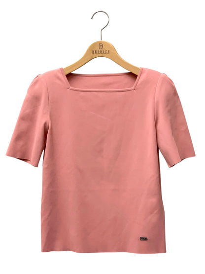 フォクシーブティック Knit Top Elegant Square 37943 ニットセーター 38 ピンク 2023年増産品 ITOBJZ91YYGO
