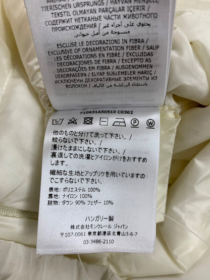 モンクレール ARGENT GIUBBOTTO ARGENT JACKET F10931A50510 C0362 ダウンジャケット 1 アイボリー ITWNTCNUXB6M
