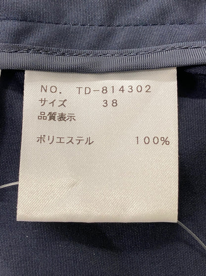 エムズグレイシー 814302 ブルゾン 38 ネイビー ジャケット ジップアップ ステッチ ITD0NUYYHE8S