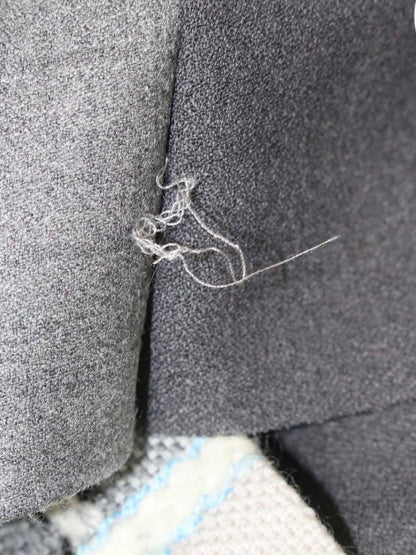 エムズグレイシー 917708 スカート 38 グレー ラップスカート風 チェック ツイード ITI89ZPQTBDQ