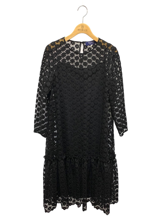 エムズグレイシー 911122 ワンピース 40 ブラック ペチコート付き IT148Z6C2OTW 【SALE】