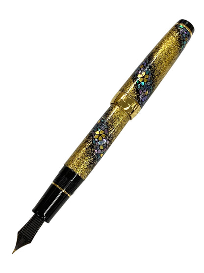 セーラー 万年筆 プロフェッショナルギア 内閣総理大臣特別慰労品 螺鈿蒔絵 桜流れ ゴールド M 21K ITMBT7TOKXGQ