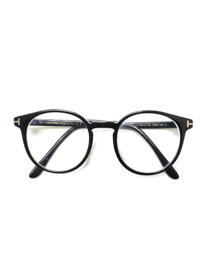 トムフォード TF5796-KB 001 メガネ ブラック セルフレーム フルリム ボストンシェイプ ITSTXT5495HU 【SALE】