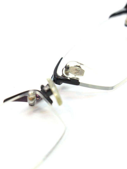 マサキマツシマ MF-1141 メガネ ブラック コンビフレーム リムレス スクエアシェイプ ITYNA15F27LC