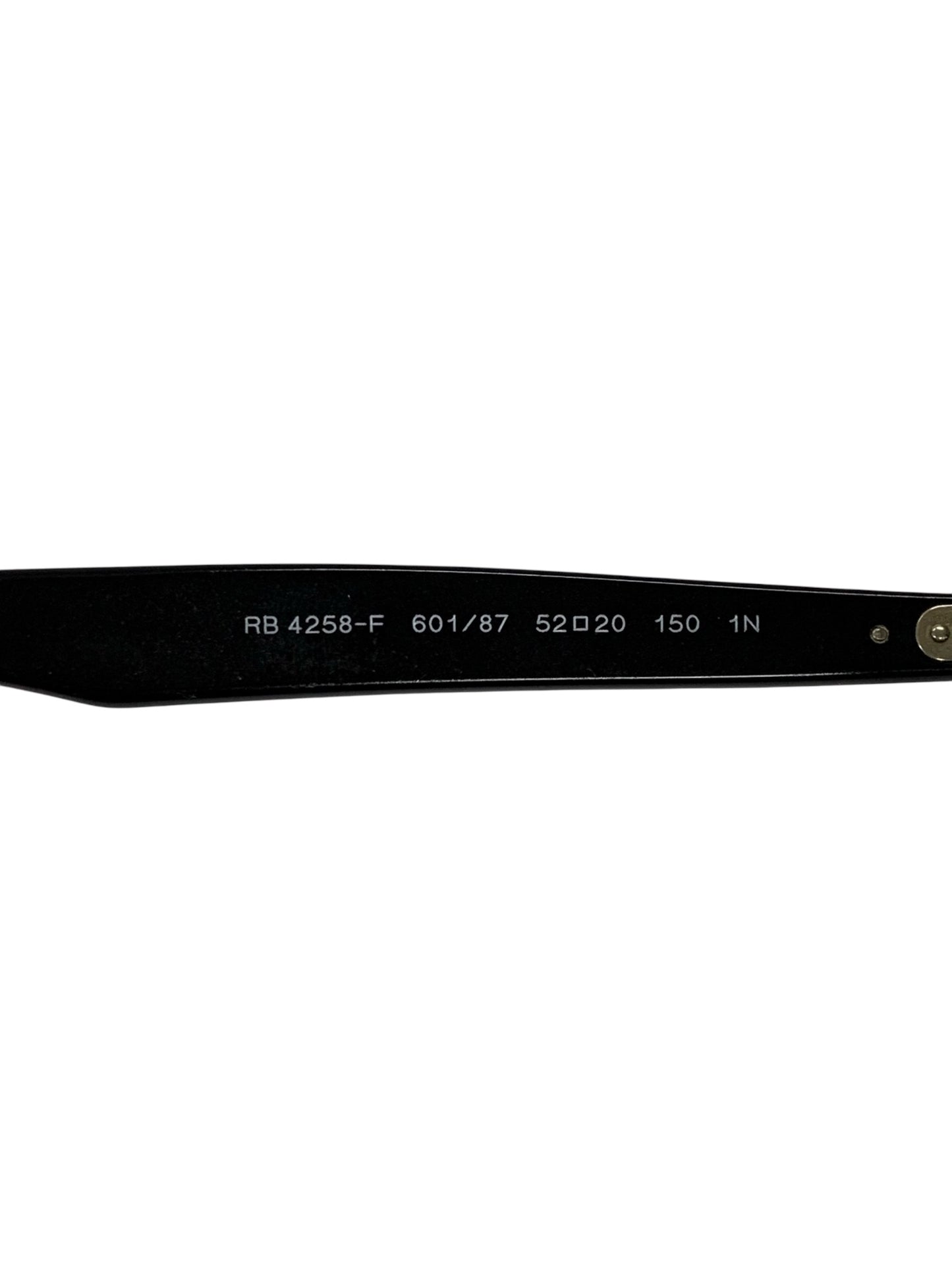 レイバン RB4258-F サングラス ブラック セルフレーム フルリム ウェリントン IT7ALZ5T1DD7
