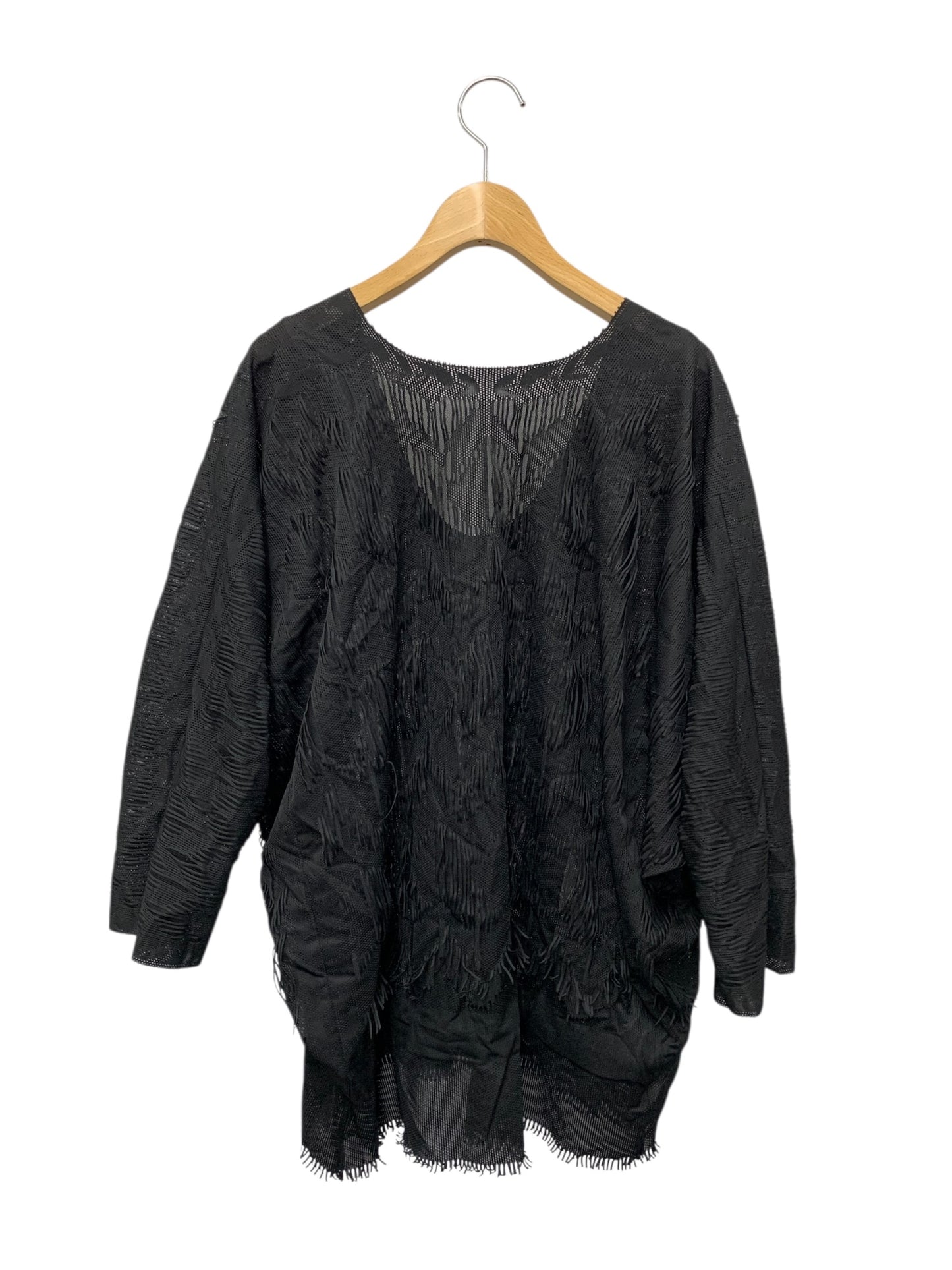 イッセイミヤケ IM13KK660 トップス 2 ブラック カットワーク オーバーサイズ ITZ7Y6C4LA1S