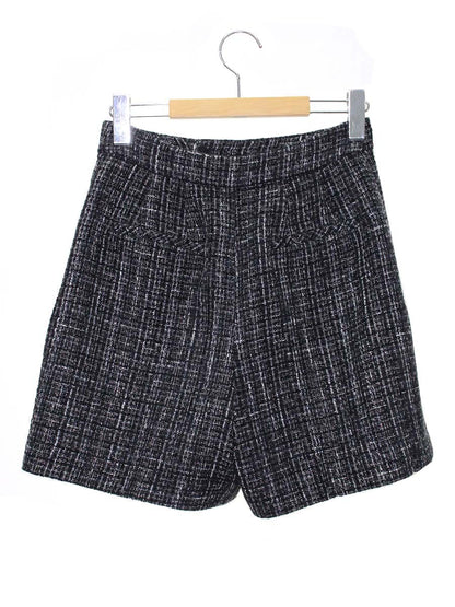 セルフォード バリエーションショートパンツ CWFP244086 36 ブラック ツイード ITDBGVYG4LE3