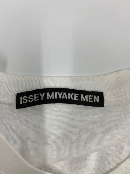 イッセイミヤケメン ME31JK281 Tシャツ 2 ホワイト シルバープリント IT4GVCW9JVDV