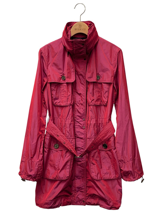バーバリーロンドン FRD61-371-37 ジャケット 38 レッド ナイロン ブルゾン ITWXSBVA982W