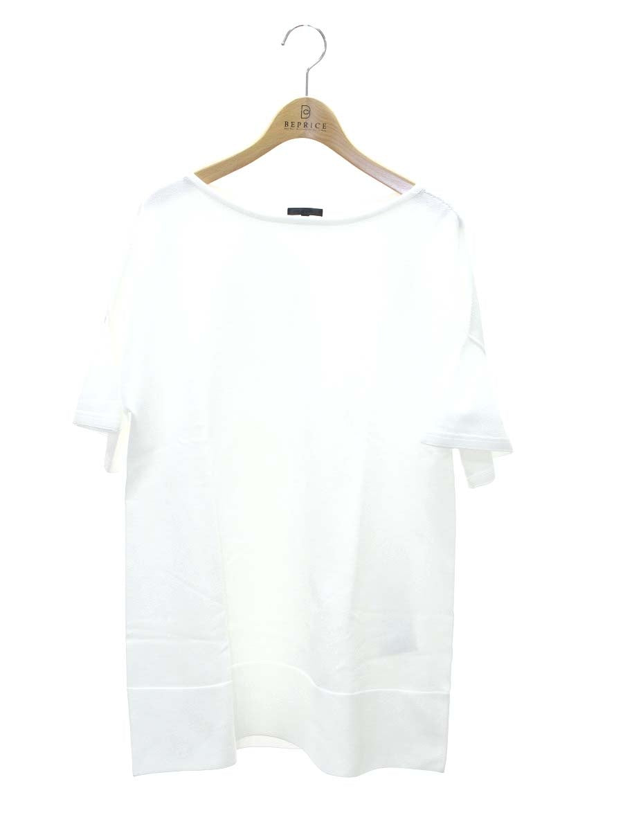 トゥービーシック W5N08-163-02 ニット 40 ホワイト 無地 IT7C1YRW82JW