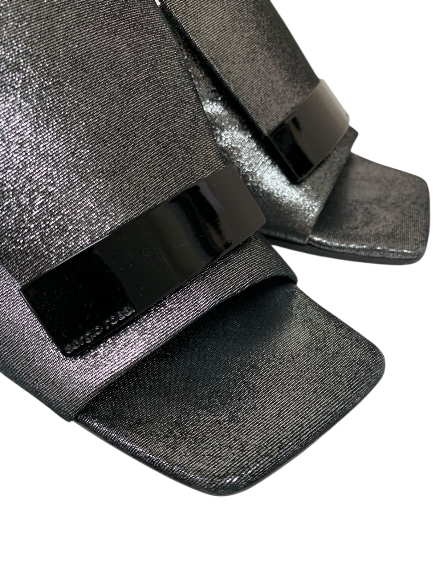 セルジオロッシ Sr1 Mule HH 60mm A81700 ミュール 37 ブラック サンダル スクエアートゥ ITN6PHXG7TJ0