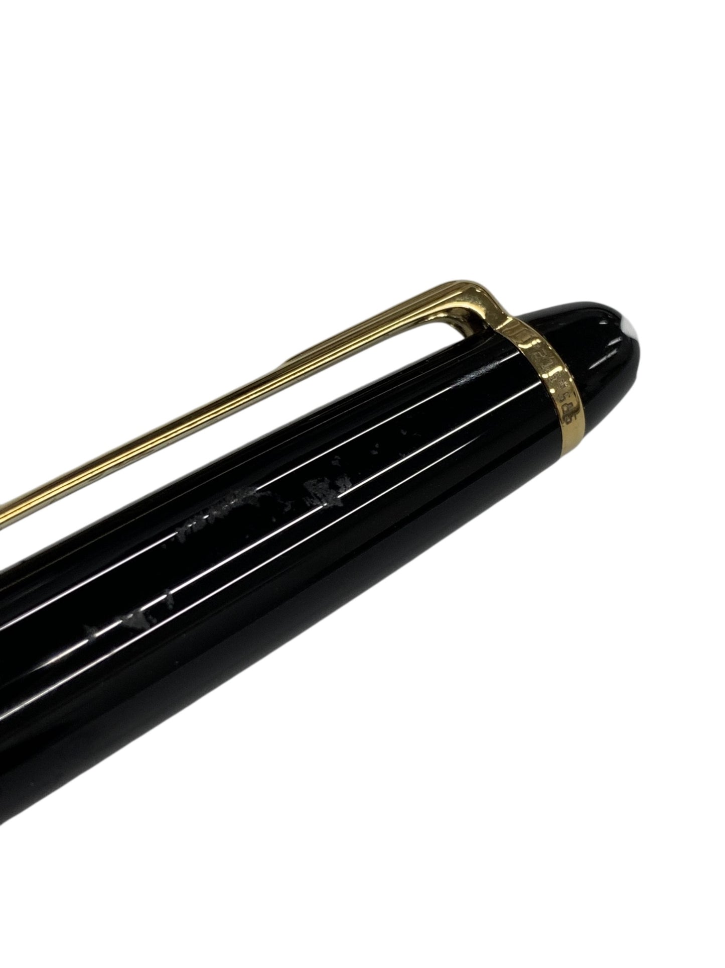 モンブラン マイスターシュテュック ゴールドコーティング クラシック ボールペン MB132453 ブラック IT8U5OBW7JXY