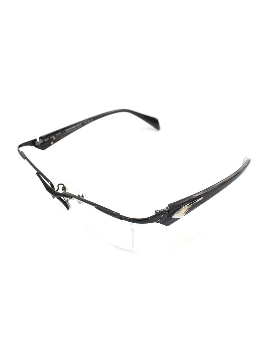 サムライ翔 SS-T36 メガネ ブラック/シルバー メタルフレーム スクエア