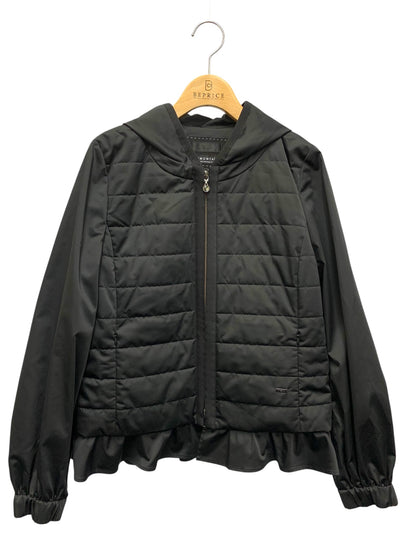 トゥービーシック W5A03-659-09 ジャケット 40 ブラック ナイロン ジップアップ フード付き IT9881LFPWFD