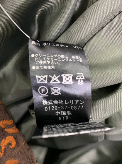 ランバンオンブルー ジャガードコンビ 3596322 ワンピース 38 ブラウン 切替 ITDB20EIGIG8