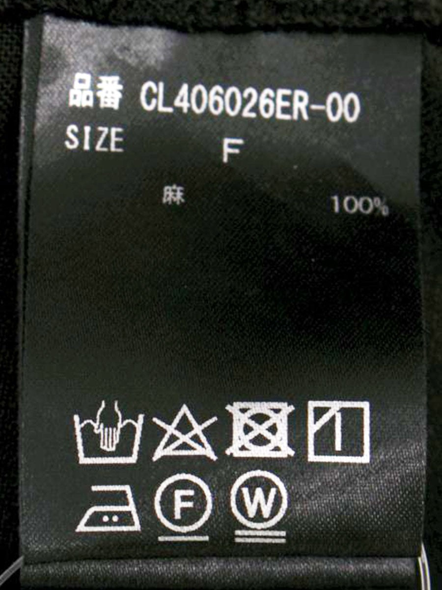 カレンソロジー CL406026ER チュニック F ブラック リネン 麻 ITBCXPTJDDHW