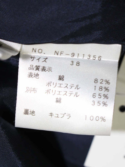 エムズグレイシー 911356 ワンピース 38 ネイビー フラワーモチーフ ITKXG1YWNVVM