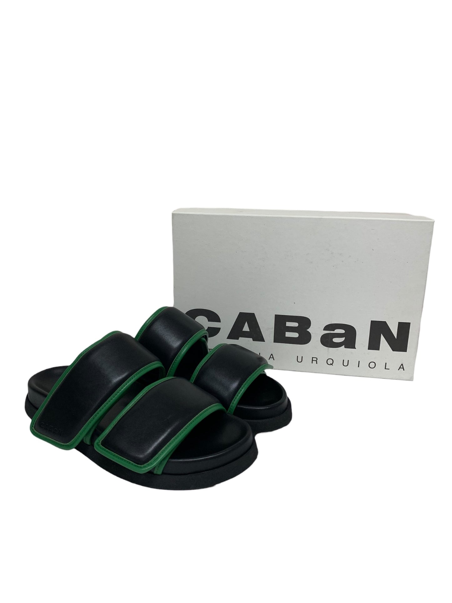 キャバン CABaN by Patricia Urquiola パイピングダブルストラップサンダル 49013101006 41 ブラック ITYAZ9NK8I58 【SALE】