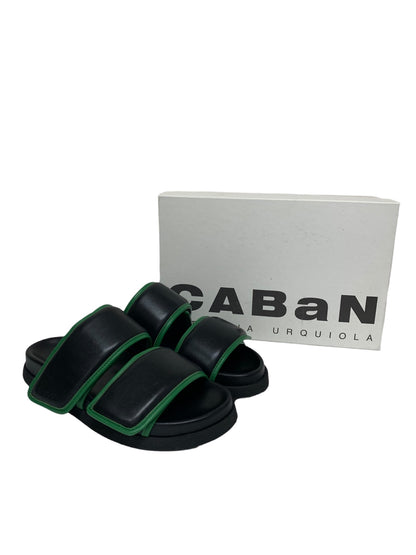 キャバン CABaN by Patricia Urquiola パイピングダブルストラップサンダル 49013101006 41 ブラック ITYAZ9NK8I58 【SALE】