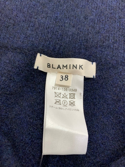 ブラミンク ウールニットパンツ 7914-106-0349 38 ネイビー ITHZNXDQRL6F