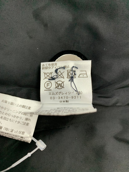 エムズグレイシー クラシカルマントコート 019516 42 ブラック IT4EXU0IJP78