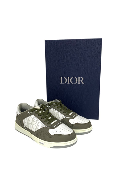 クリスチャンディオール スニーカー 42 カーキグリーン B27 ロートップ オブリーク ITSHCHU79TEW 【SALE】