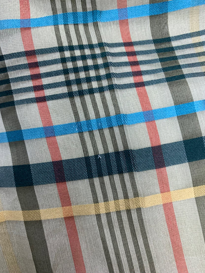 エブール 3710603264 ワイドパンツ 38 グレー チェック ITWSV1AOWHUY