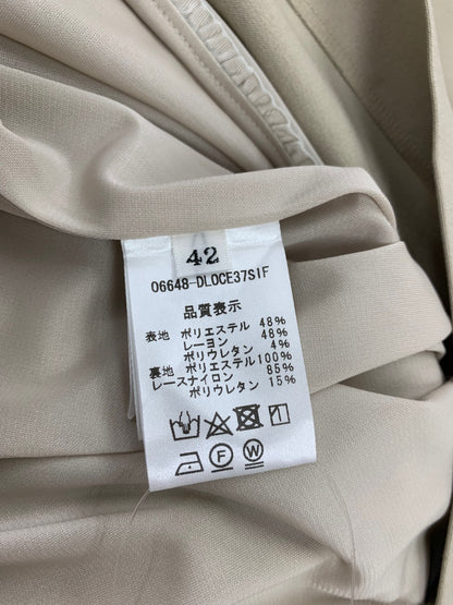 デイジーリン Daisy Elegant Sleeve 06648 ドレス ワンピース 42 ベージュ デイジーエレガントスリーブ ITD0NUSSK885