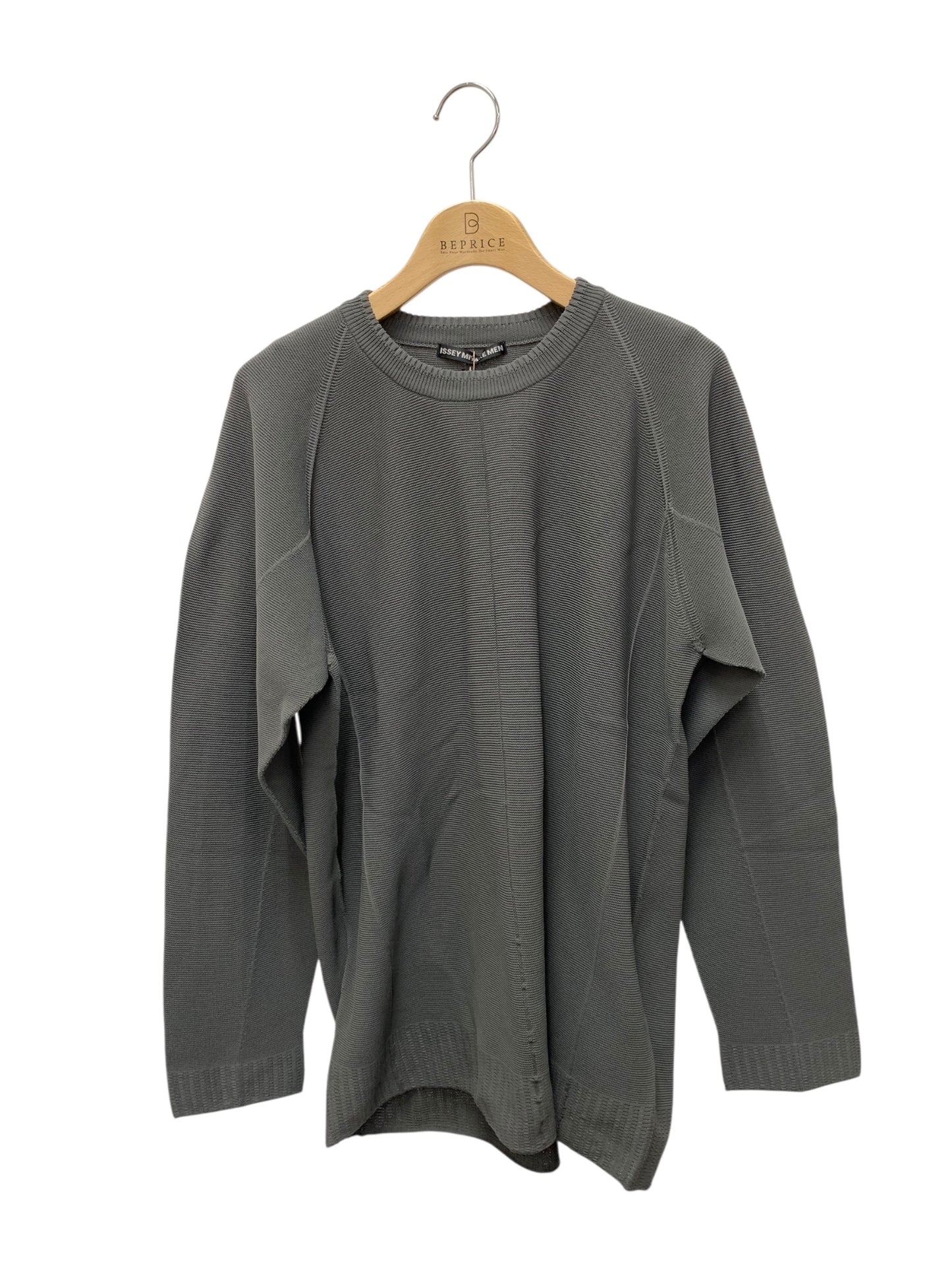 イッセイミヤケメン FLAT KNIT ME03KN020 1 グレー 20AW ITRGC1ZQ66PA