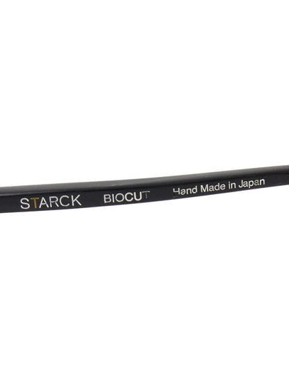 スタルクアイズ SH0001J 0300M メガネ ブラック/ガンメタマット コンビフレーム ハーフリム スクエアシェイプ ITNJZHNZIDXW