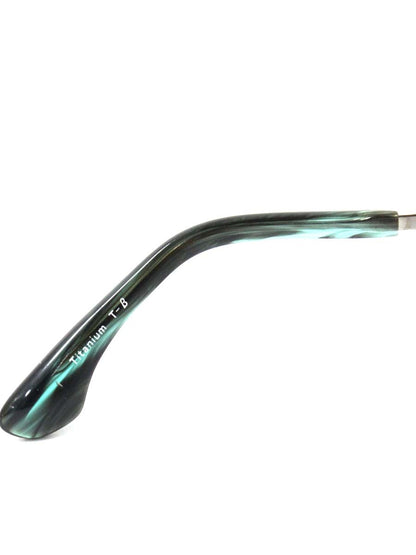 デュポン DP1050 メガネ メタルグレー/グリーン コンビフレーム フルリム スクエア ITBFMC6UKHW8