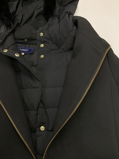 エムズグレイシー 919513 ダウンコート 40 ブラック ITX497ZKG5LC