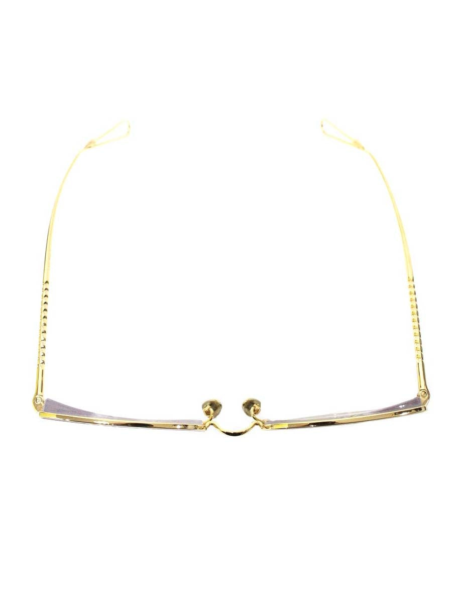 アーレム Place Mireille メガネ ゴールド メタルフレーム(合金＋22K