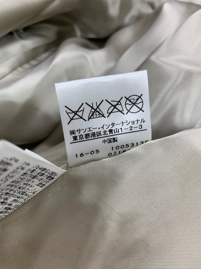 アドーア 531-6259805 フェイクファージャケット 38 グレージュ スタンドカラー ITTBBKYSDYCU