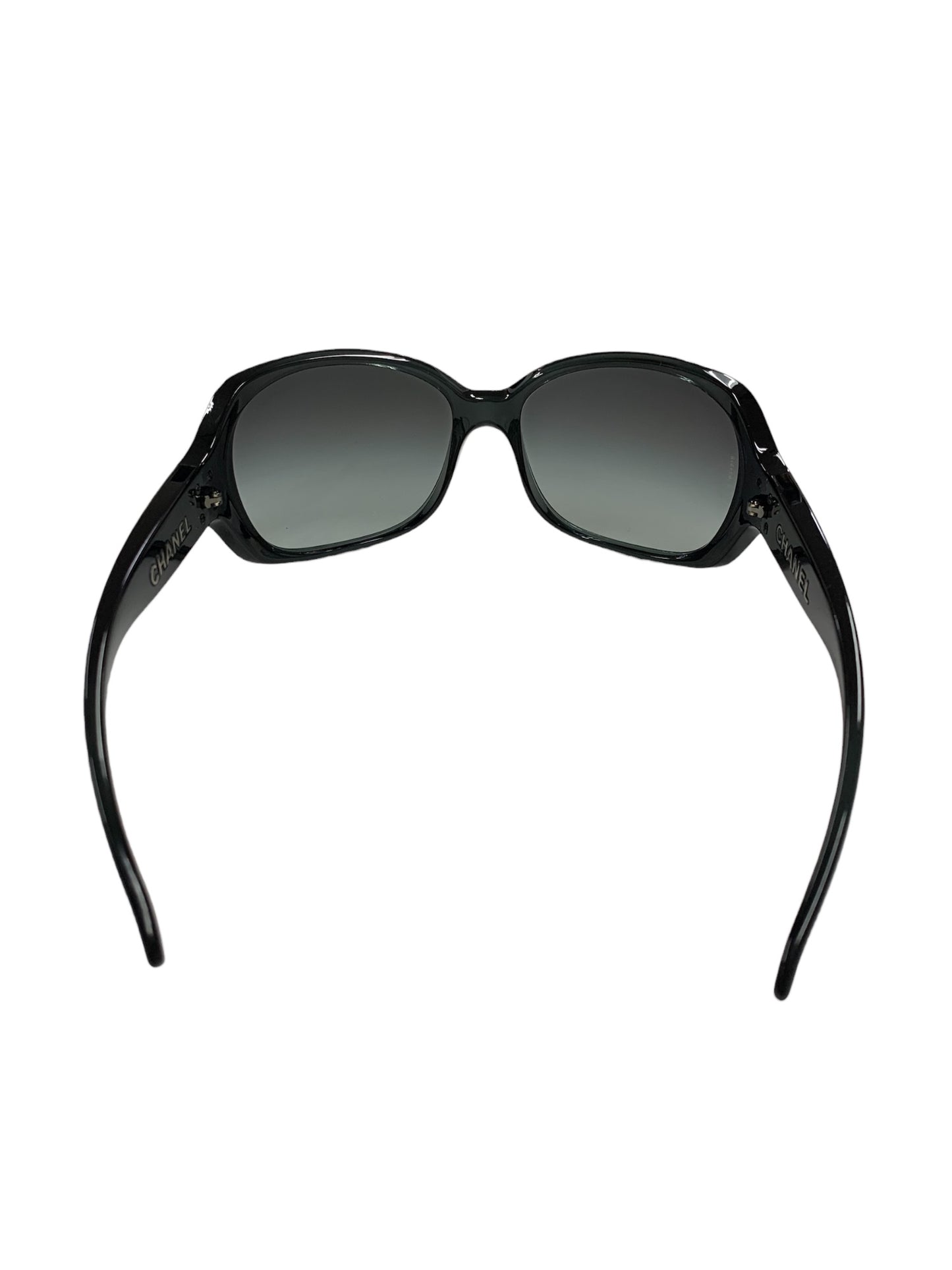 シャネル サングラス 6035 C1129/3C サイドロゴ レクタンギュラー グラデーションレンズ ブラック ITGPV6W47XZC