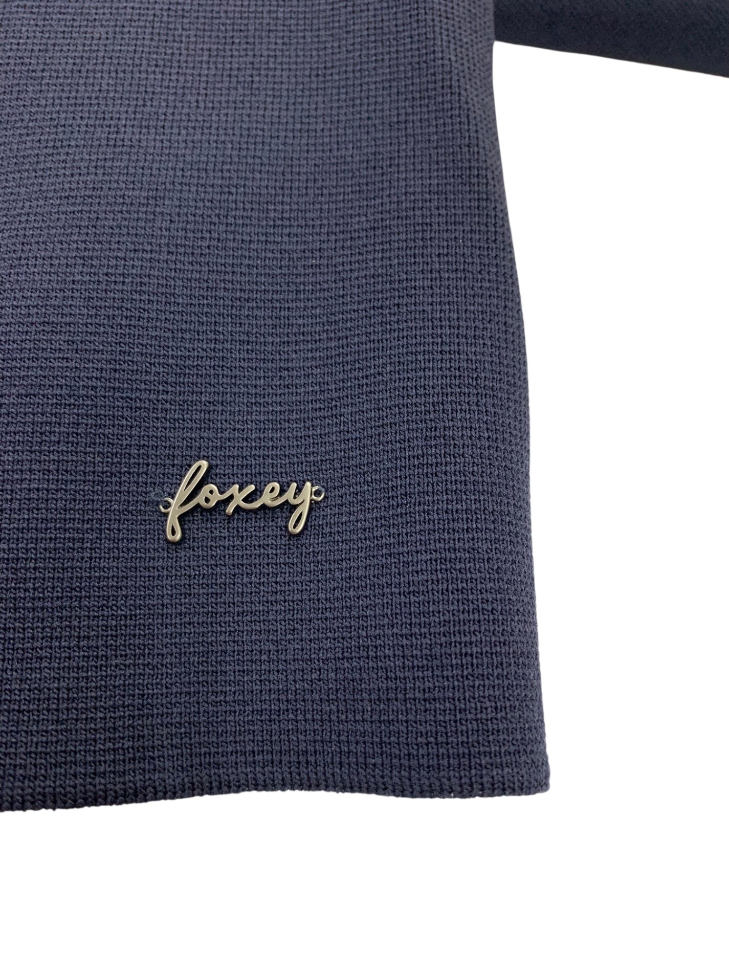 フォクシーブティック Knit Jacket Minuet 45335 ニットジャケット 40 ネイビー ITCTXEWCPQQD