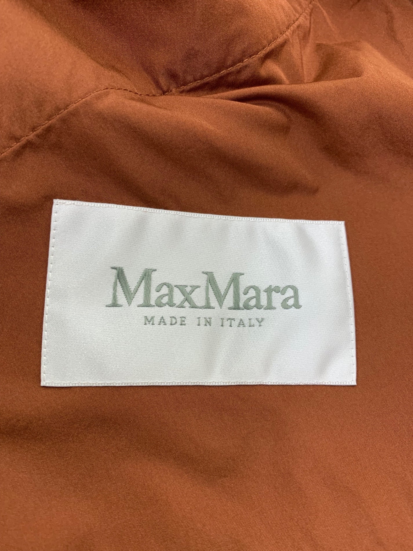 マックスマーラ Max Mara UVA テクニカル タフタ ダスター コート 40 ブラウン IT2SB91VQ2AC