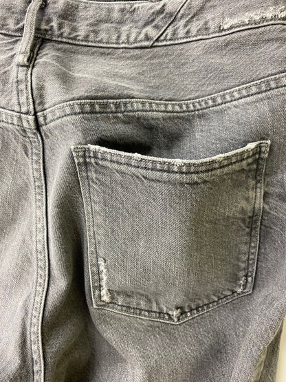 アッパーハイツ THE TAYLOR CROP 18B211402SDD デニムパンツ 26 グレー カットオフ ITFNLUR2JRNV