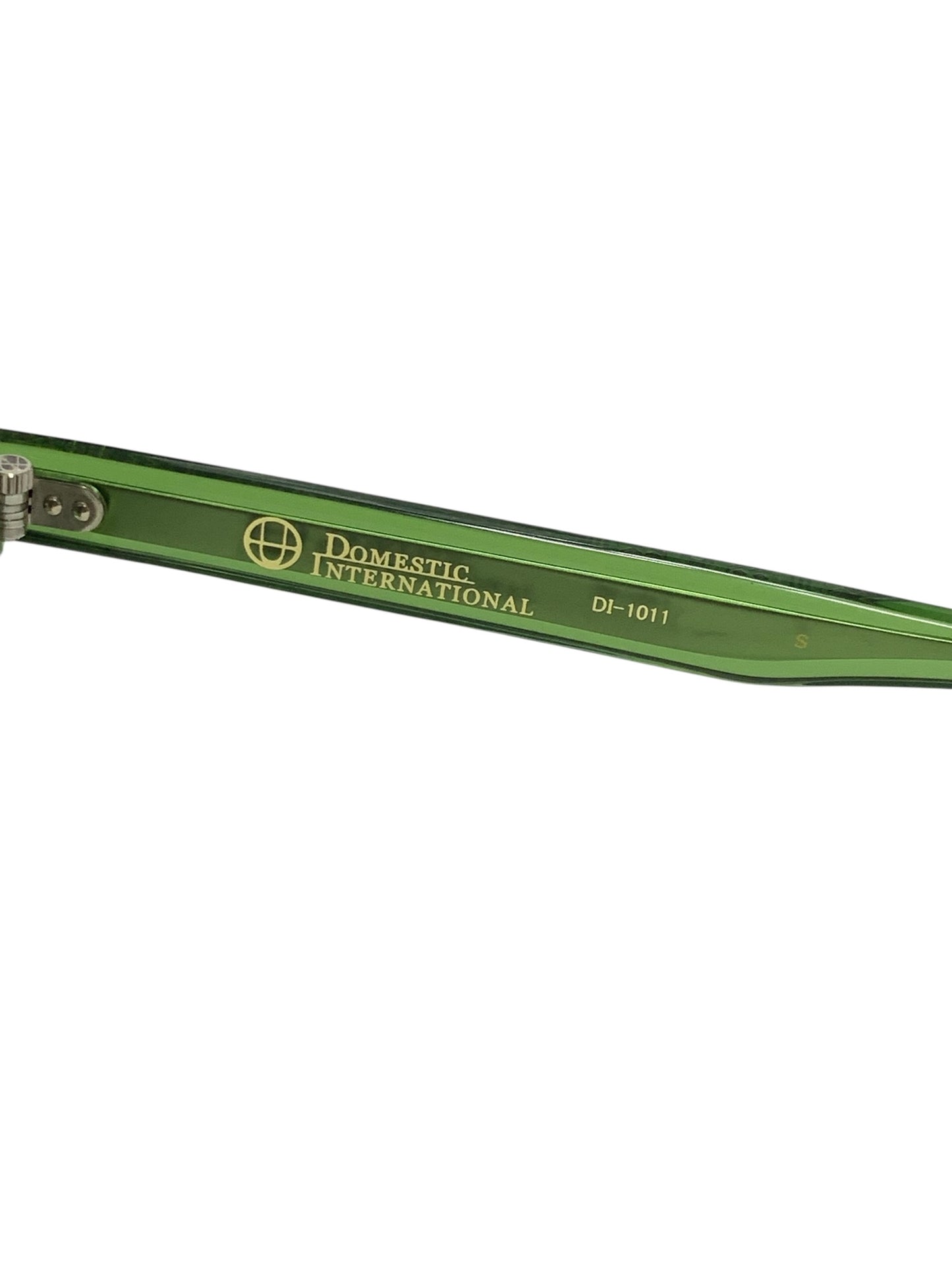 ドメスティックインターナショル DI-1011 眼鏡 グリーン ウェリントン ITLUCZTRE7KS