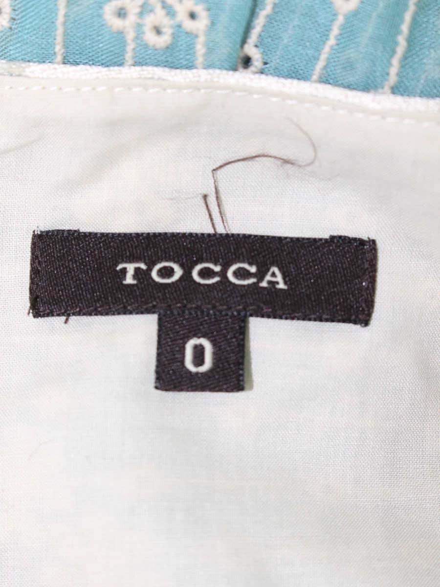 トッカ OPTOSM0300 ワンピース 0 グリーン 刺繍 フラワーモチーフ ITJJ60V568AK 【SALE】