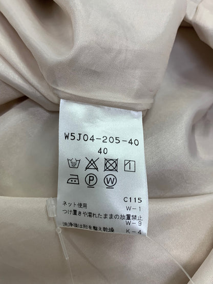 トゥービーシック W5J04-205-40 ワンピース 40 ベージュ フラワーモチーフ ITD3FEEB6D7K