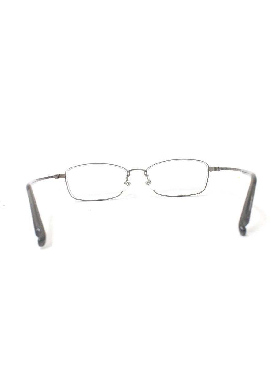 フォーナインズ S682T 眼鏡 グレー スクエア フルリム チタンフレーム ITKEI1QTP0XC