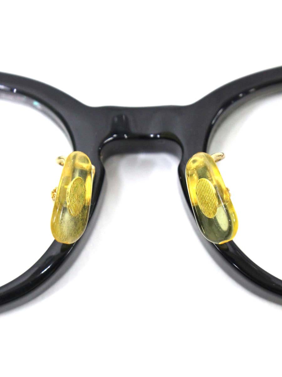 吉田金次郎 手作 SIFURY メガネ ブラック セルフレーム フルリム ウェリントン ITQ49H72314K