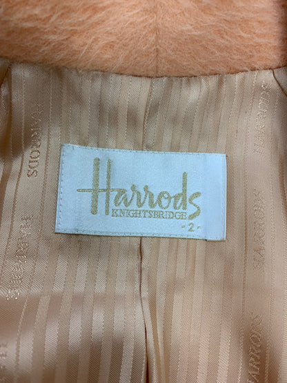 ハロッズ 10550406 コート 2 オレンジ カシミヤ ショールカラー IT0LIS28JBVW