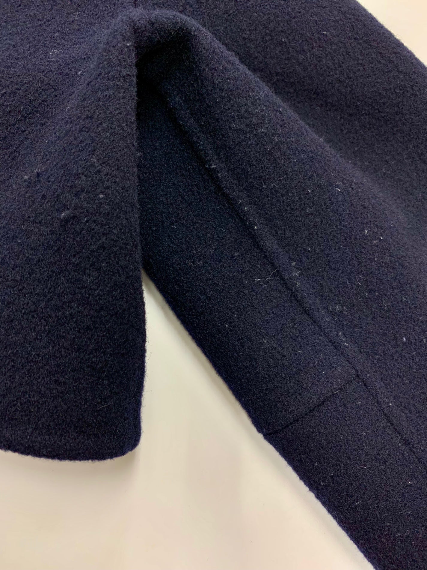 フォクシーブティック Coat Felice 43638 コート 40 ネイビー 3way カシミヤ混 ダブルフェイス ノーカラージャケット ベルト付きロングジレ ITZWCDXFF5T5