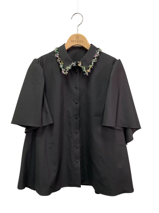 ルネ 6431020 ブラウス 34 ブラック 刺繍 ITTU8C2V23NW