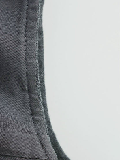 ルネ 6046090 ワンピース 36 グレー フロントジップ ウール混 ITWD3XAH9TZS