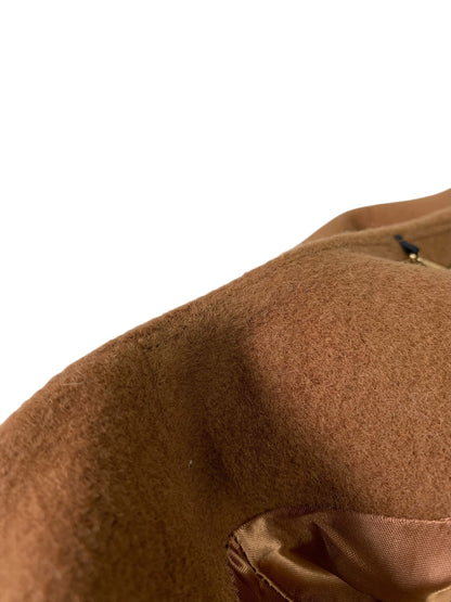 ベイジ BLUNTS  COCWKW0501 ノーカラーコート 0 ブラウン 羊毛 IT3SKE59SV58