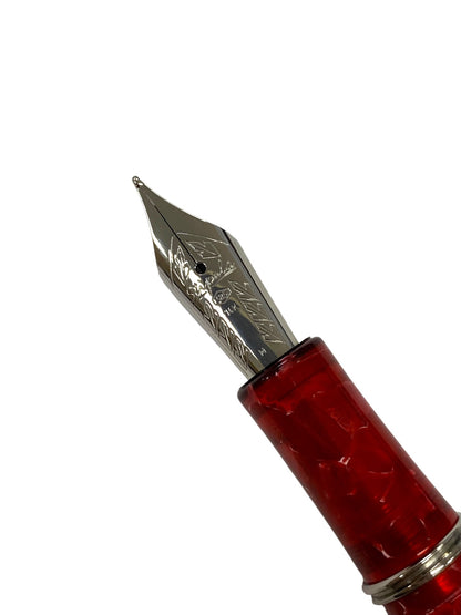 スティピュラ 万年筆 イ・カストーニ ロドリテ レッド M 14K ITY43CXF51G8