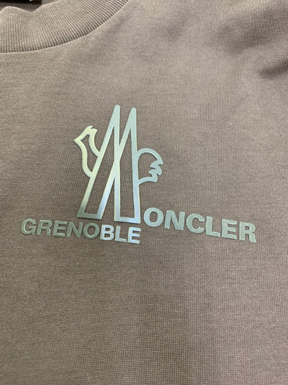 モンクレール グルノーブル Day-Namic T-SHIRT MANICA LUNGA LS T-SHIRT J20978D00005 83927 長袖カットソー Ｌ ブラウン リフレクターロゴ IT3FJ0HE3ARQ